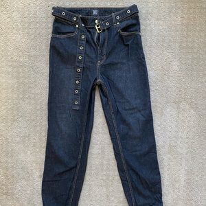 BDG Marlow Belted High-Waisted Mom Jean